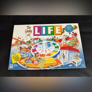 VINTAGE The Game of Life 1999 Milton Bradley COMPLETE Classic Family Kids
